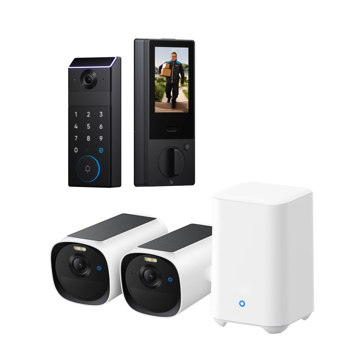 eufyCam E40 2-Cam Kit (HomeBase™ 2) + eufy FamiLock S3 Max