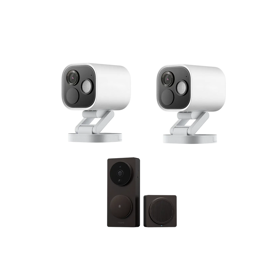 Camera Hub G5 Pro (2 Pack) + Video Doorbell G4