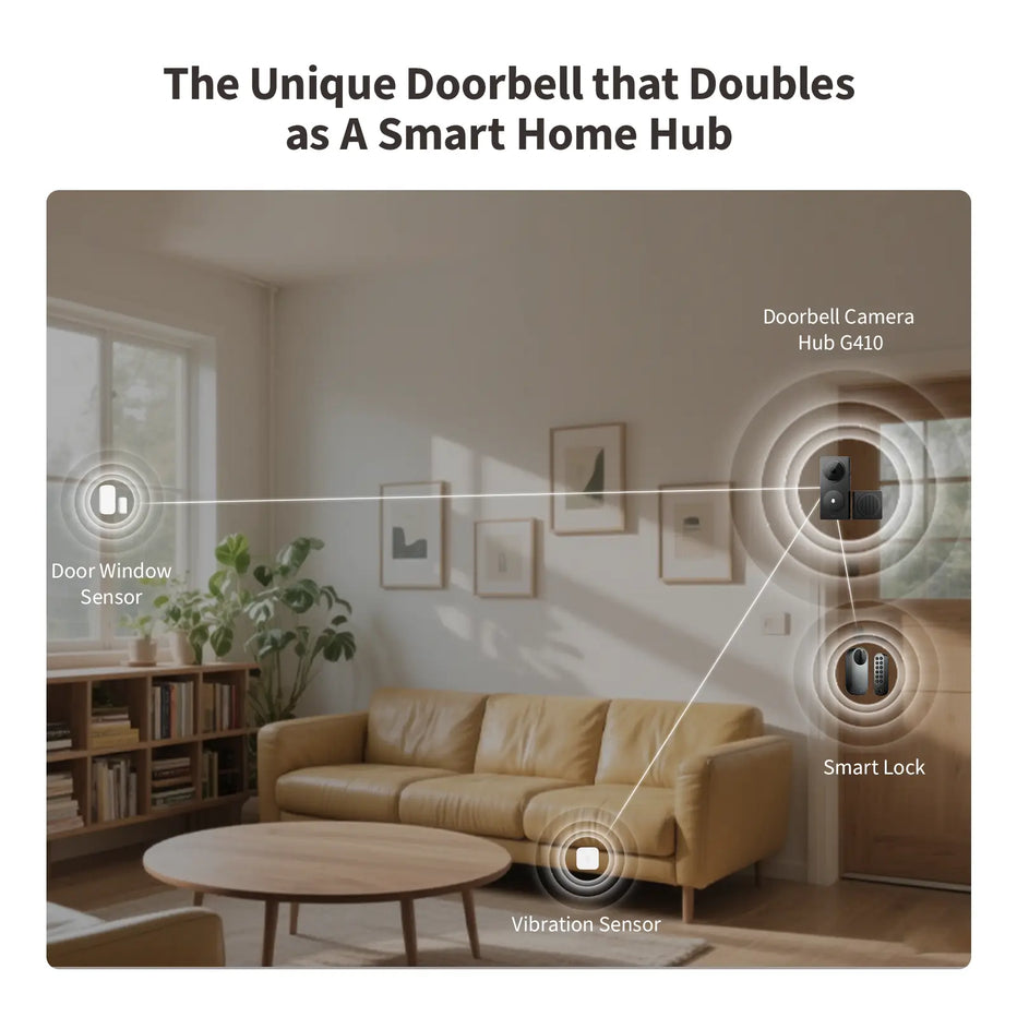 Doorbell Camera Hub G410 + Camera G100 (3 Pack)