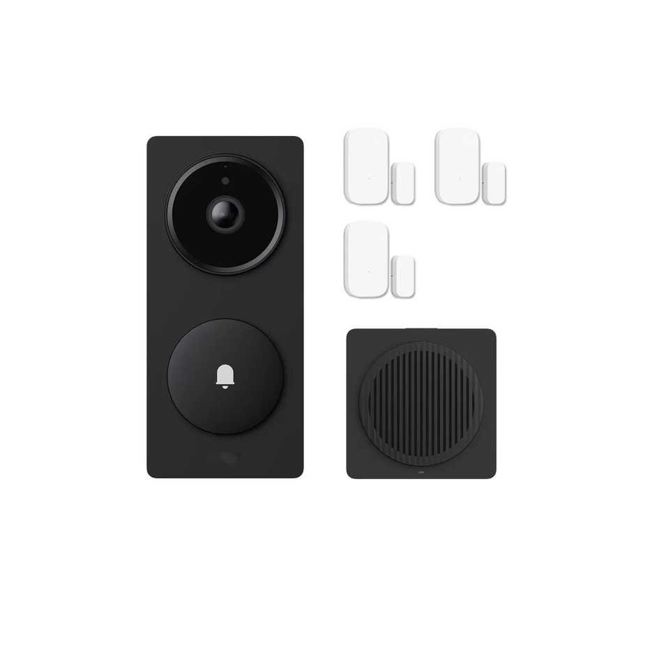 Doorbell Camera Hub G410 + Door and Window Sensor (3 Pack)