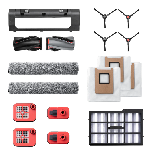 eufy Accessories Package for E28 & E25, Side Brush, Filter, Rolling Brush for Robovac, Dustbag, Roller Mop, Dirty Water Reservoir Filter